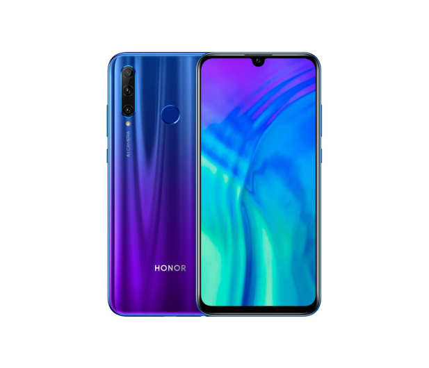 HONOR 20 Lite 4/128GB Niebieski - 496031 - zdjęcie